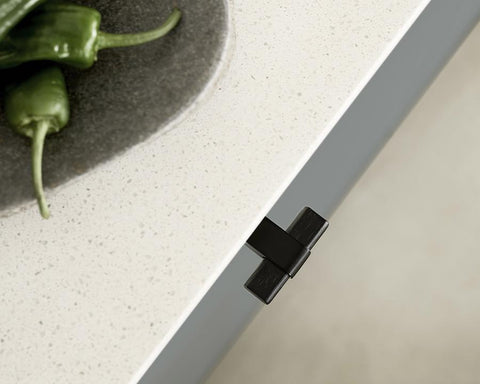 Furnipart Crossing Handle and Knob Wood & Zamac