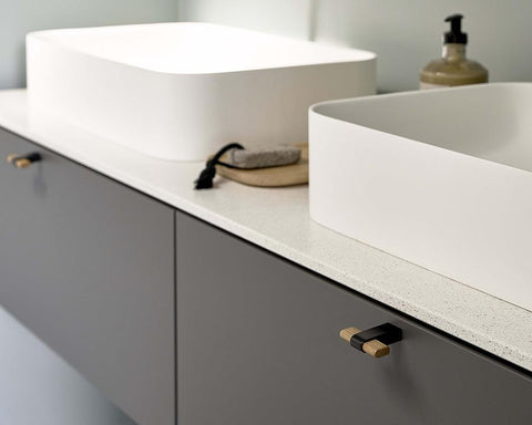 Furnipart Crossing Handle and Knob Wood & Zamac