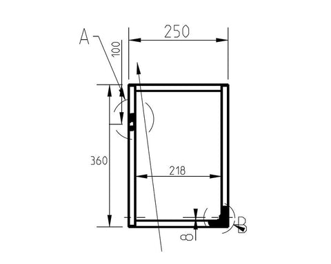 Cosma Modular Shelving. System 16 Shelving Frame