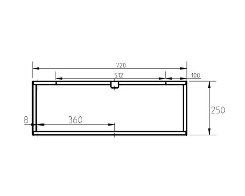 Cosma Modular Shelving. System 16 Shelving Frame