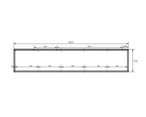 Cosma Modular Shelving. System 16 Shelving Frame.