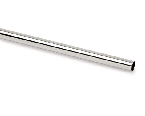 Round Steel Railing, Chrome Plated. Size: 19mm x 3m x 0.6mm