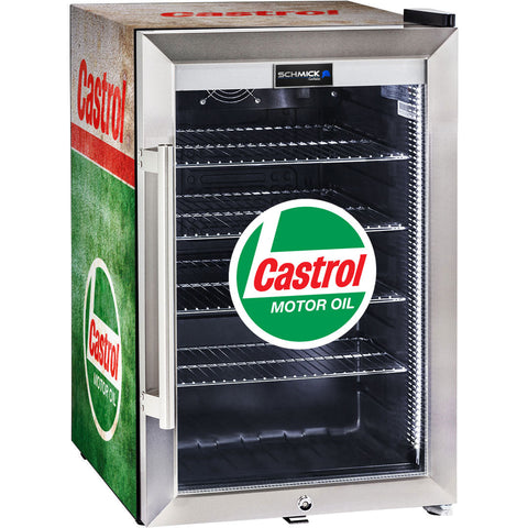 Castrol Vintage Fuel Pump Branded Bar Fridge, Great gift idea! - ModelSC70-FP-CASTROL