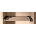 Conero Pull Out Drawer with Flock Inserts 72H Finish: Black / Grey Internal Depth: 475mm Supplied with: 1 x pair of 72mm high sides2 x tinted safety glass panels1 x pair of undermount runnersFlock Trays: 1 x interior flock base1 x jewellery & ring tray1*/