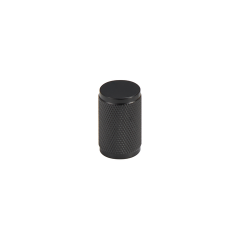 Cruz Solid Brass Furniture Knob | Black