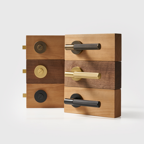 Cruz Solid Brass Door Lever | Bronze