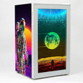 Schmick CyberPunk Under Zero Bar Fridge With Multi Led Color Display - Model HUS-SC88-ZZ