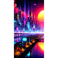Schmick CyberPunk Under Zero Bar Fridge With Multi Led Color Display - Model HUS-SC88-ZZ