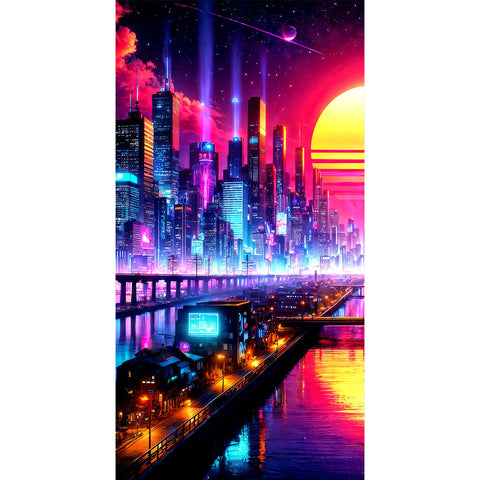 Schmick CyberPunk Under Zero Bar Fridge With Multi Led Color Display - Model HUS-SC88-ZZ