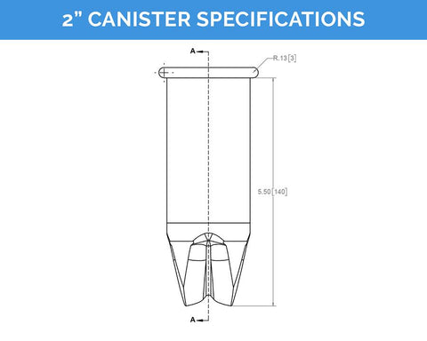 Docking Drawer Steel Canisters for Bathroom Drawers