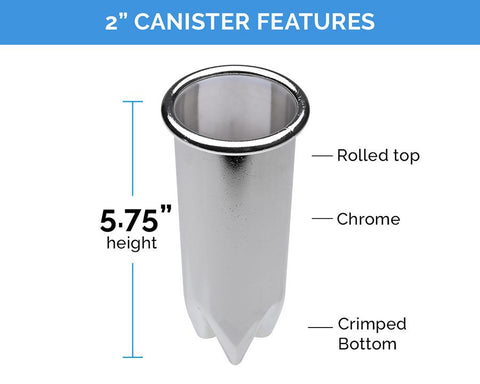 Docking Drawer Steel Canisters for Bathroom Drawers
