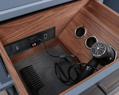 Docking Drawer Steel Canisters for Bathroom Drawers