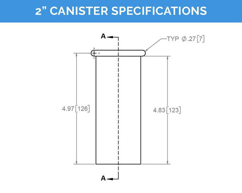 Docking Drawer Steel Canisters for Bathroom Drawers