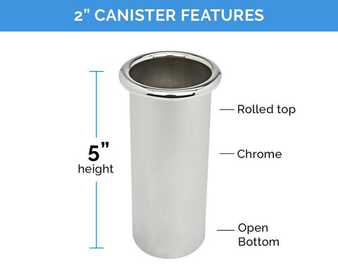 Docking Drawer Steel Canisters for Bathroom Drawers