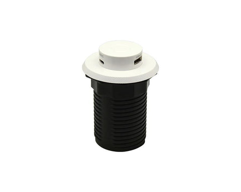 Docking Drawer Pop Up Charging Grommets. 2 x USB-A & 1 x USB-C.