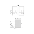 450mm MiO Internal Pull Out Drawer Features: Separate usable drawers extend completely out of the unit for optimum functionalityGlass panorama slides for a light and transparent designCan be installed at any height in both tall pantry and base cabinetsCom