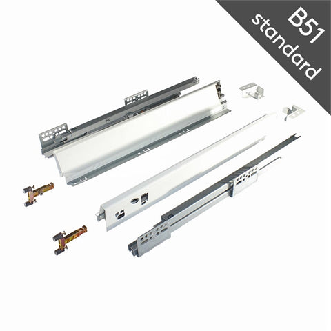 DTC Smooth Push-To-Open Drawer Kit | 40 kg, Full Extension
