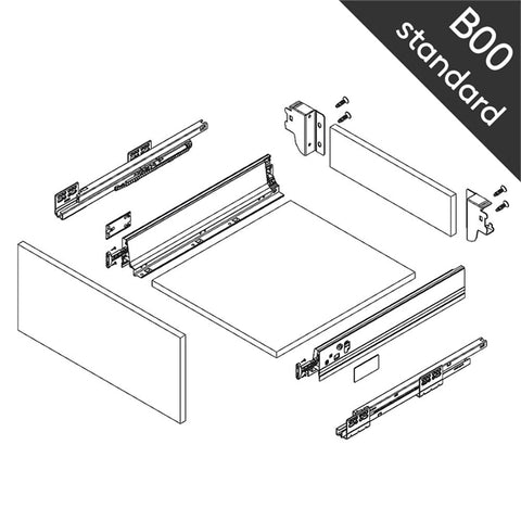 DTC Smooth Drawer Kit | 40 kg, Full Extension