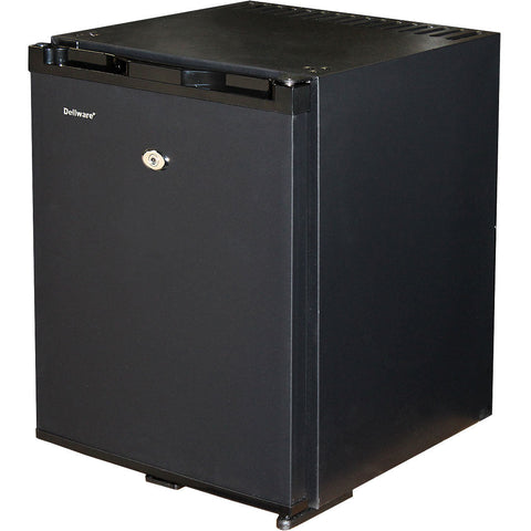 Silent Mini Bar Fridge Under 400mm Deep, Great PC Gamer Fridge - Model DW-SC25
