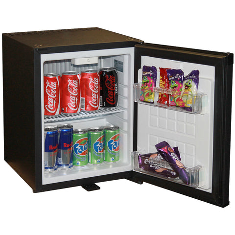 Silent Mini Bar Fridge Under 400mm Deep, Great PC Gamer Fridge - Model DW-SC25