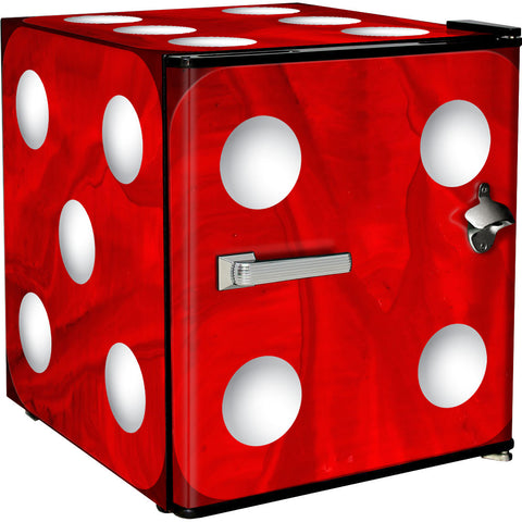 Mini Retro Bar Fridge Dice Design
