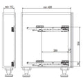 Kesseböhmer No. 15 pull-out baking tray dimensions