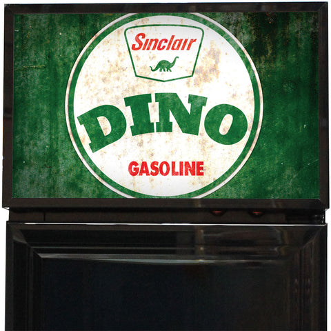 Dino Fuel Pump Branded Skinny Upright Bar Fridge - Model SS-P160-FP-DINO