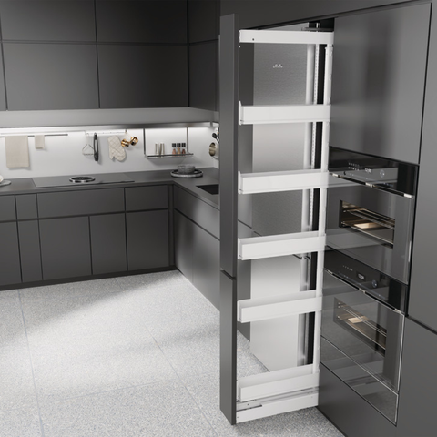Kesseböhmer Dispensa Pantry Unit in ice white