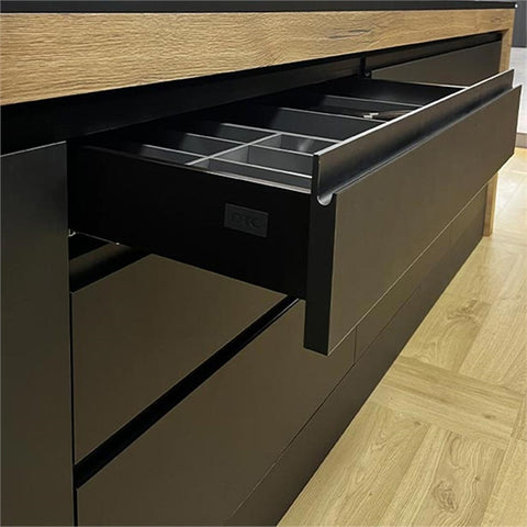 DTC Dragon Pro Drawer Kit | Tilt Adjust, 40 kg — Matt Black