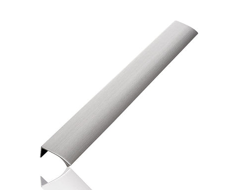 Furnipart Edge Straight Handle. Finish: Inox look. Length: 350mm