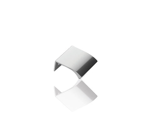 Furnipart Edge Straight knob. Finish: Bright Anodised. Length: 40mm