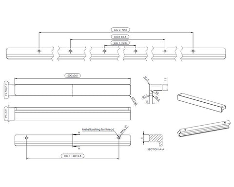 Furnipart Elan Handle and Knob