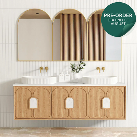 BALMORAL Mark II Wall Hung Vanity Woodland Oak (All Sizes)
