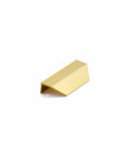 Small Brass Angled Lip Pull Handle Photo