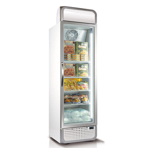 396L Glass Door Display Freezer (F5PRO-H-WH-AU-HU)