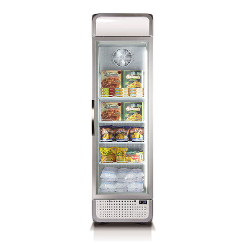 396L Glass Door Display Freezer (F5PRO-H-WH-AU-HU)