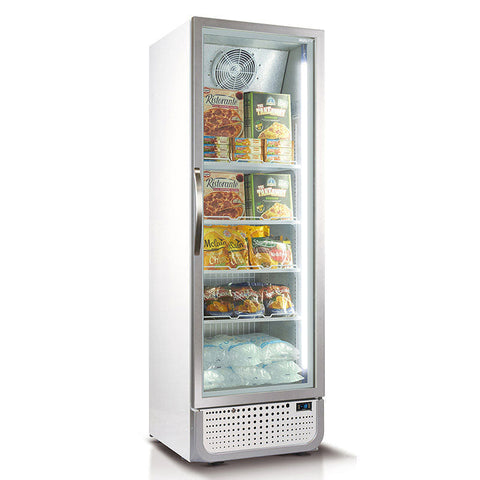 396L Glass Door Display Freezer (F5PRO-H-WH-AU-HU)