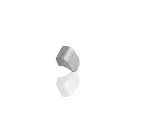 Furnipart Fall knob. Finish: Inox Look. Length: 28mm