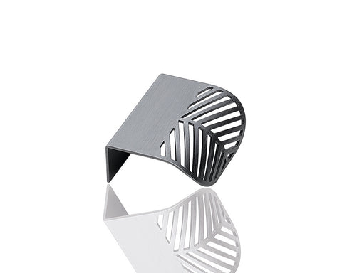 Furnipart Edge Filigree handle. Finish: Brushed Anthracite. Length: 60mm