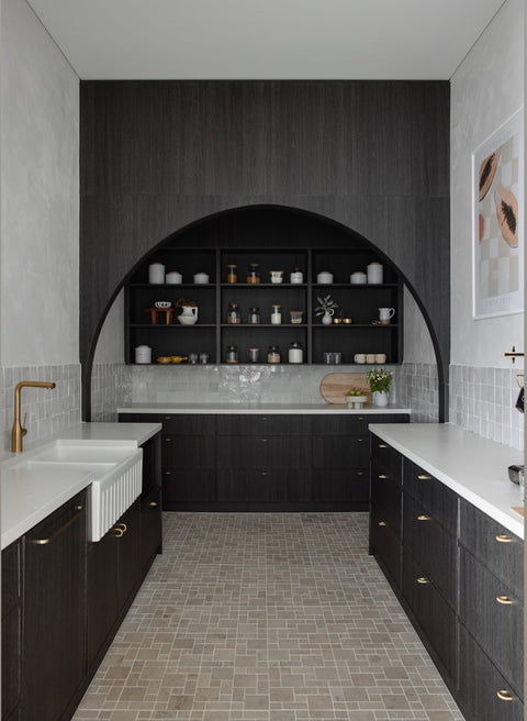 Finn Solid Brass Handle | Satin Brass