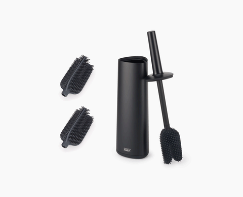 Flex™ 360 Matt Black Toilet Brush Starter Set