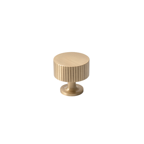 Freya Solid Brass Knob | Satin Brass S - M