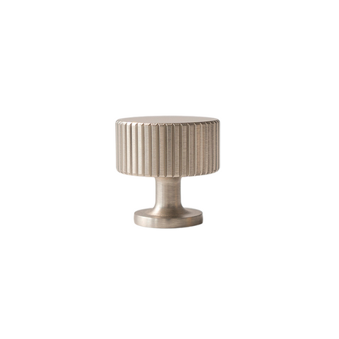 Freya Solid Brass Knob | Satin Nickel S - M