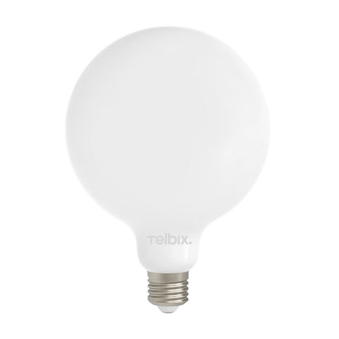 E27 G125 8w LED GLOBE MILK DIM