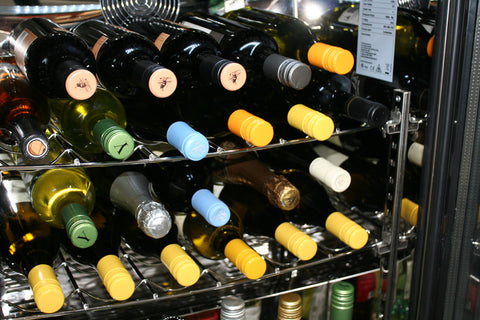 Outdoor Alfresco Rhino GSP Matching Beer And Wine Fridges - Model GSP1H-840-BW: Wine racked three shelves deep