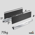 Hettich AvanTech YOU Drawer, Actro Silent 70kg, Anthracite The Hettich AvanTech YOU Drawer Set in Anthracite with Actro Silent 70kg runners is engineered for high-performance and premium aesthetics. With its sophisticated anthracite finish and minimalist