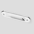 Handle Recessed 032 - Round End, Polished Chrome - 341.032