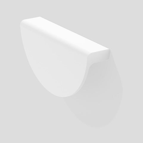Handle Style 390.W – Half Moon, Semi-Circle – White