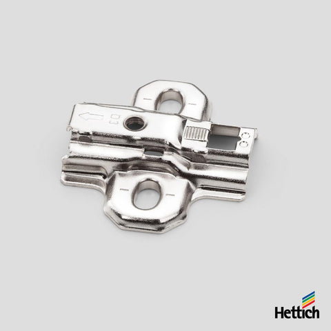 Hettich Intermat Mounting Plate – D = 1.5mm, No Screws | 1071606

