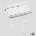 Hettich Atira internal Drawer Set, 30kg, Silent, White Upgrade your cabinetry with the Hettich Atira Internal Drawer Set in White, combining refined design with soft-close technology. Perfect for kitchens, wardrobes, or bathroom vanities, this internal dr